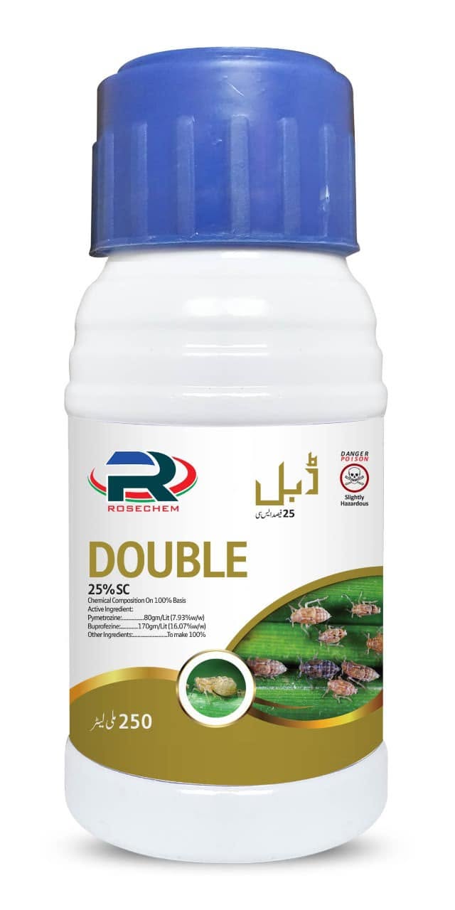 ROSECHEM Double 25% SC insecticide bottle, 250 ml