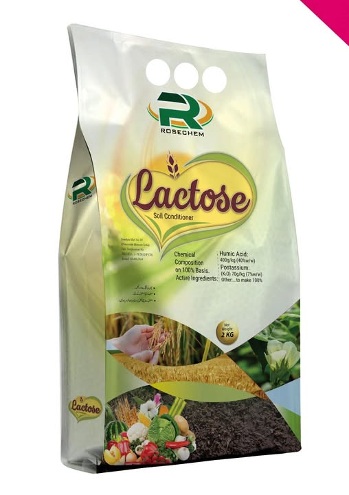 ROSECHEM Lactose soil conditioner bag with humic acid and potassium, 2 kg