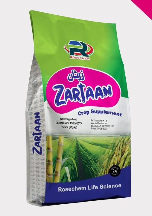 ROSECHEM Zaryaan crop supplement bag with chelated zinc, 2 kg